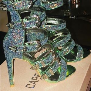 Karisma glittered heels
